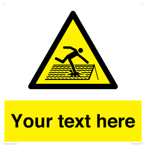 Custom Figure on Roof Sign